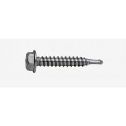 Cully / Mineralac - Cully 79012SSJ #10 X 3/4" TEK Screw (Self-Drilling), Hex Washer Head, #2 Drill Point, Type 410 Stainless Steel