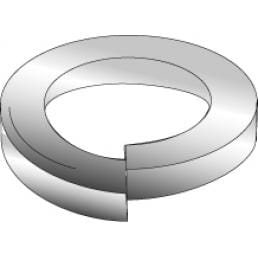 Cully / Mineralac - Minerallac 40530 Zinc Plated 5/16 Inch Medium Split Lockwasher