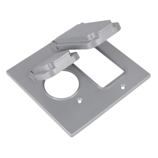 Thomas & Betts Co - Red Dot 2CCSG 2-Gang Cover Single and GFI Receptacle