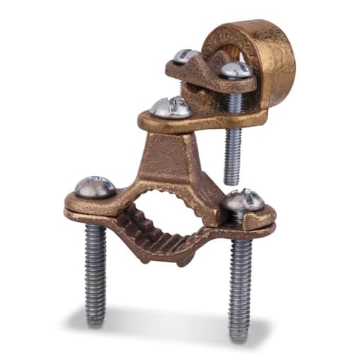 Thomas & Betts Co - BB JP21241 BRZ GND CLAMP FOR COND 2