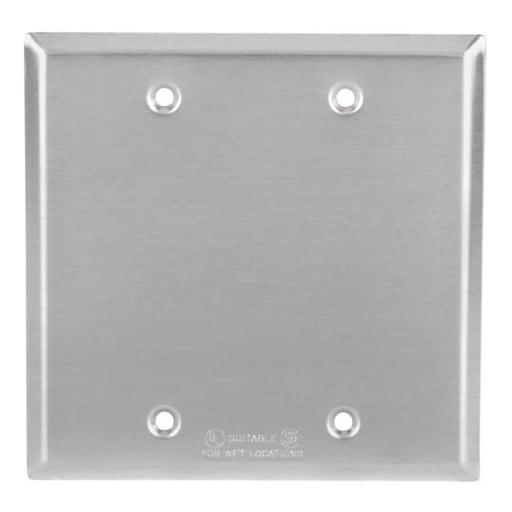 Thomas & Betts Co - 2 GANG BLANK COVER-FS MNT
