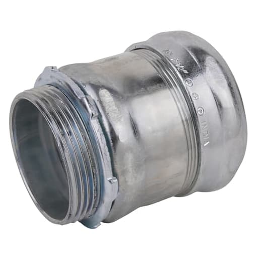 Thomas & Betts Co - Steel City TC117A 2-1/2" EMT Compression Connector, Steel - Non-Insulated
