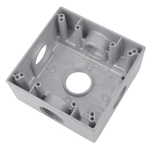Thomas & Betts Co - ABB B25D30G 2G WP BOX 5 HOLE 1 HUBS