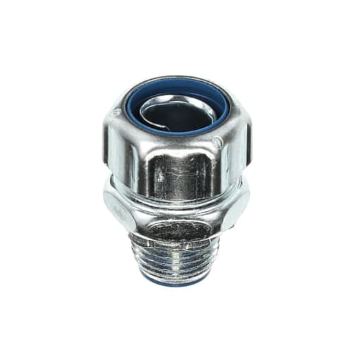 Thomas & Betts Co - Thomas & Betts 5332 1/2" Straight Liquidtight Connector, Insulated Throat, Steel