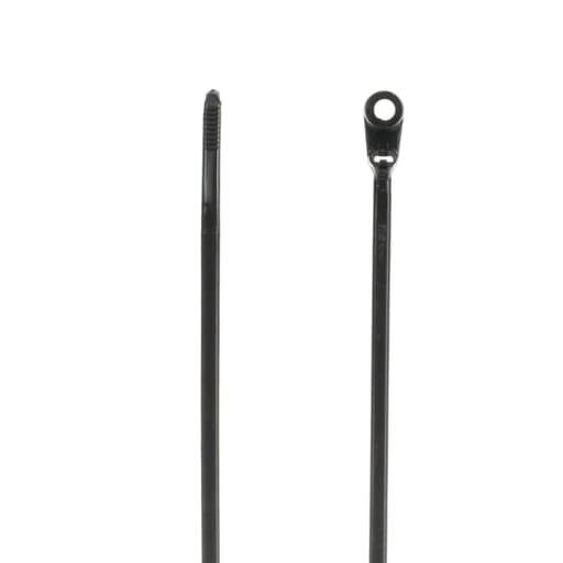 Thomas & Betts Co - Thomas & Betts TY534MX #8 Bolt Hole 6 Inch 40 lb Ultraviolet Black Mounting Hole Cable Tie