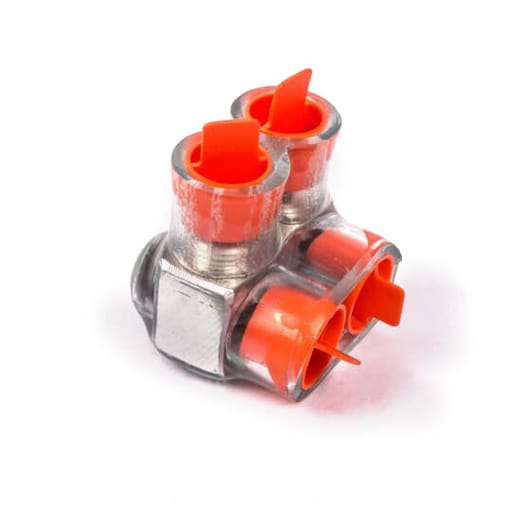 Thomas & Betts Co - Homac CSB-250-2 Aluminum 2-Position 2-Side Clear Insulated Multi-Tap