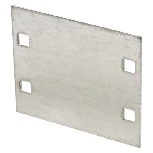 Thomas & Betts Co - Thomas & Betts ABW4SSP 4 Inch Aluminum Snap-In Splice Plate