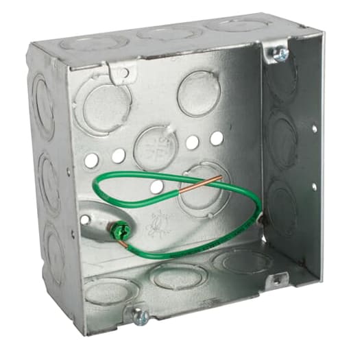 Thomas & Betts Co - Thomas & Betts 721711234EP 4-11/16 Inch Deep Square Box with Pigtail