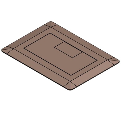 Thomas & Betts Co - Carlon E9761C Single Carmel Cover Assembly