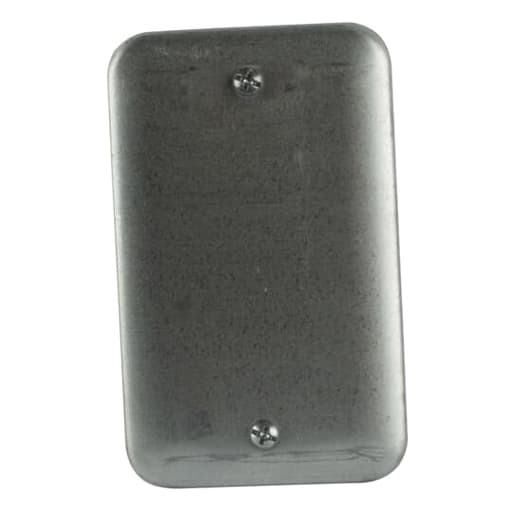 Thomas & Betts Co - Steel City 68-C-1 4-1/8 x 2-1/2 Inch Steel Blank Raised Utility Box Cover