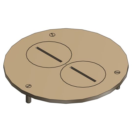 Thomas & Betts Co - Steel City P-60-DU Brass Electrical Box Cover