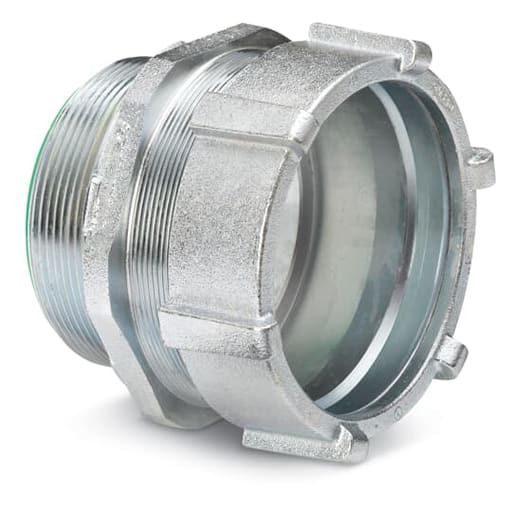 Thomas & Betts Co - Steel City TC116US 2" EMT Compression Connector, Steel - Non-Insulated (USA)