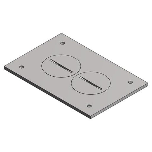 Thomas & Betts Co - Steel City P-64-DU-AL Aluminum Cover Plate