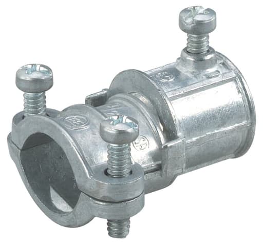 Thomas & Betts Co - Steel City TX210 1/2 to 3/8 Inch EMT Die-Cast EMT Flex Combination Coupling