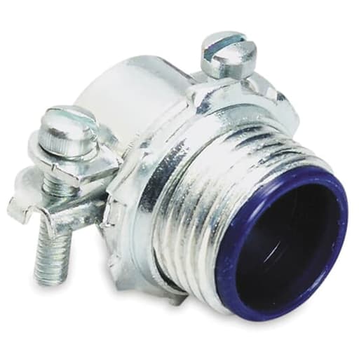 Thomas & Betts Co - Thomas & Betts 3302M-TB 1/2 Inch Insulated 2 Screw Connector