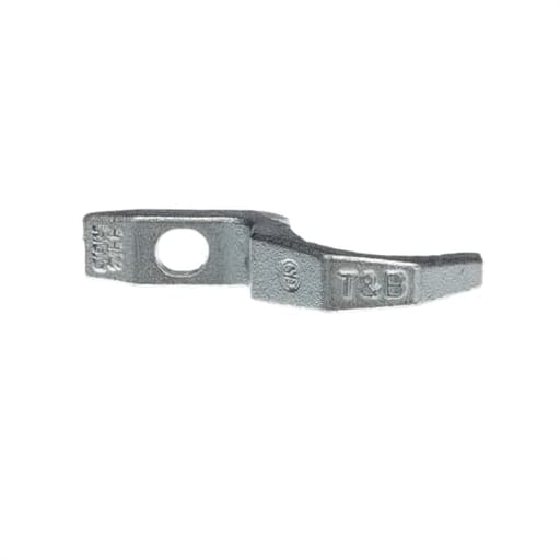 Thomas & Betts Co - Thomas & Betts 1279 1-1/4" 1-Hole Pipe Strap, Malleable Iron / Hot-Dip Galvanized Finish. Use with Rigid / IMC Conduit