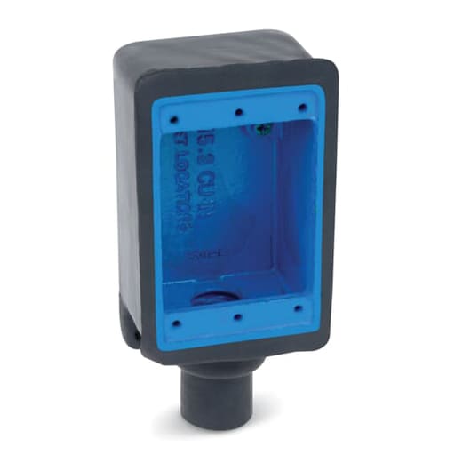 Ocal / Thomas & Betts - Ocal FD2-G 3/4" 1-Gang PVC-Coated FD Dead-End Box, Deep - Gray