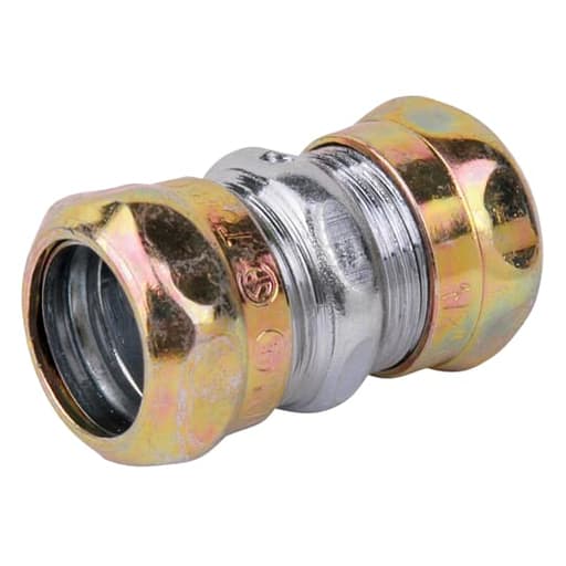 Thomas & Betts Co - Steel City TK1110A-RT 4" EMT Compression Coupling, Steel - Raintight