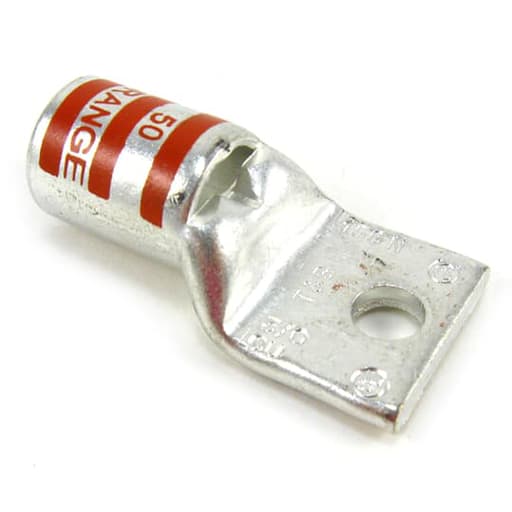 Thomas & Betts Co - Thomas & Betts 54111B 3/0 AWG Tiined Copper Standard Barrel 1-Hole Compression Lug