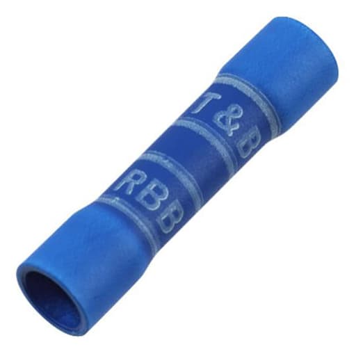 Thomas & Betts Co - Thomas & Betts RBB217-200 16-14 AWG Wire Range 1.1 Inch Length Expanded Insulated Vinyl Butt Splice