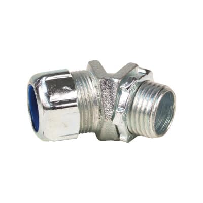 Thomas & Betts Co - Thomas & Betts 5243 3/4" 45deg Liquidtight Connector, Non-Insulated Steel
