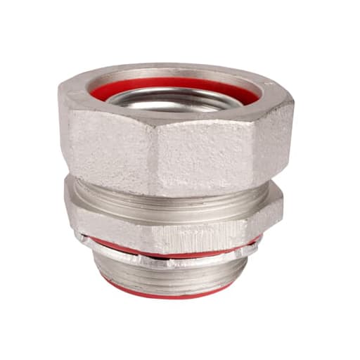 Thomas & Betts Co - Steel City LT250T-SC 2-1/2" Insulated Straight Liquidtight Connector, Steel, General Purpose Commercial
