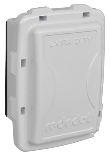 Thomas & Betts Co - Red Dot CKPS-W White Non-Metallic 1-Gang 2-5/32 Inch GFI Switch Receptacle Weatherproof Cover
