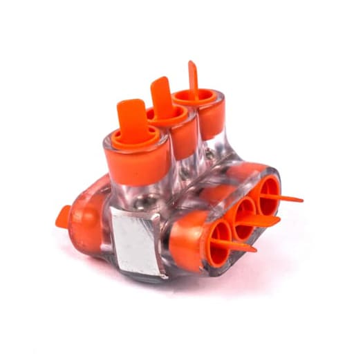 Thomas & Betts Co - Homac CSB-4-3 3-Position 2-Side Clear Insulated Multi-Tap