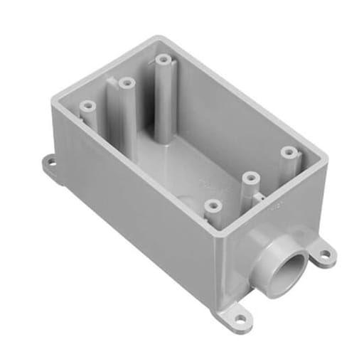 PVC Fittings - Carlon E980EFN 3/4" 1-Gang Type-FSE Non-Metallic Switch/Outlet Box
