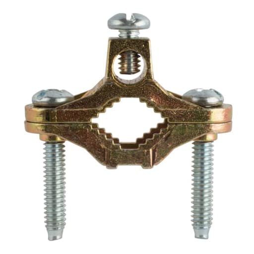 Thomas & Betts Co - Steel City GC-203B 1/2 Inch to 1 Inch Die-Cast Brass Colored Ground Clamp