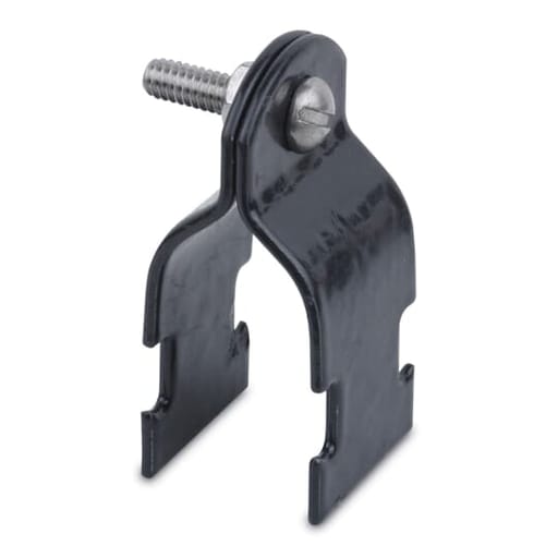 Thomas & Betts Co - Ocal SS4-G 4" PVC-Coated Pipe Strap for Strut - Gray