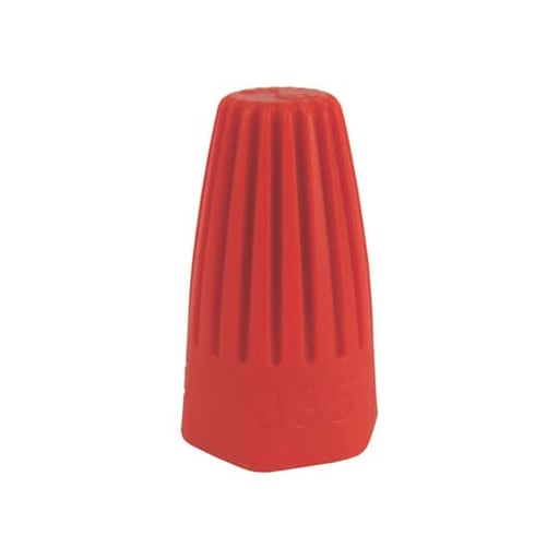 Thomas & Betts Co - Thomas & Betts 335Q 18 to 8 AWG Red Polypropylene Wire Connector