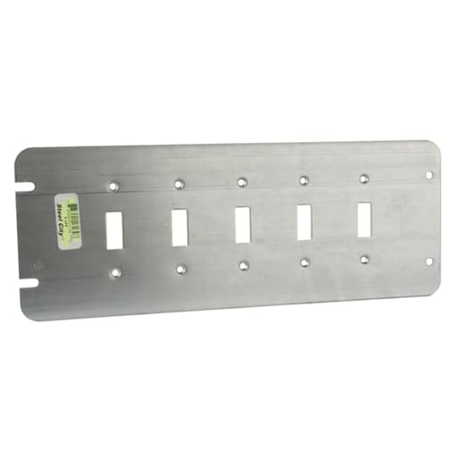 Thomas & Betts Co - ABB 5 GCS 5 GANG COVER, TOGGLE SWIT