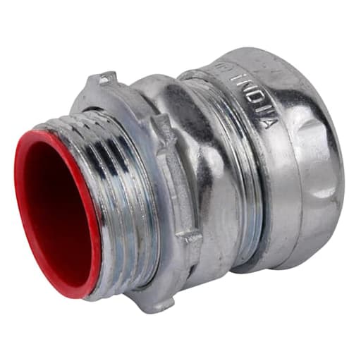 Thomas & Betts Co - Steel City TC713A 1" EMT Compression Connector, Steel - Insulated