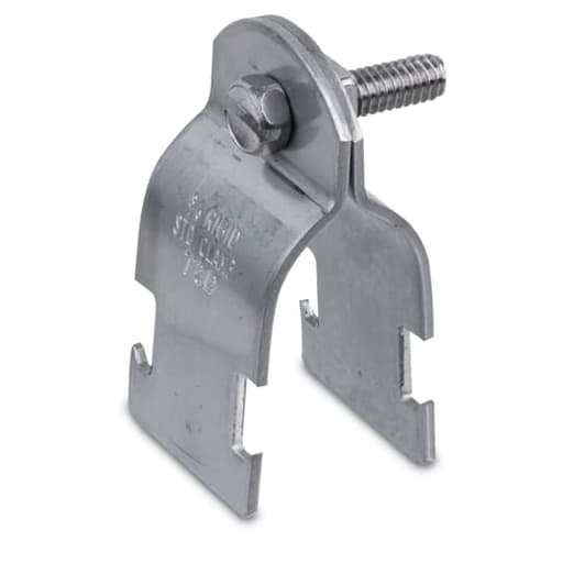 Thomas & Betts Co - Kindorf C-106-2 2 Inch Galv Krom Steel Channel Mount 2-Piece Pipe Strap