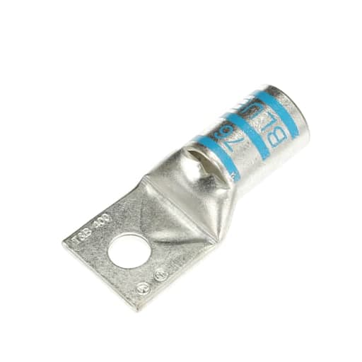 Thomas & Betts Co - Thomas & Betts 54116 Copper 1-Hole Lug - Standard Barrel - Blue - 400MCM, 1/2"bolt