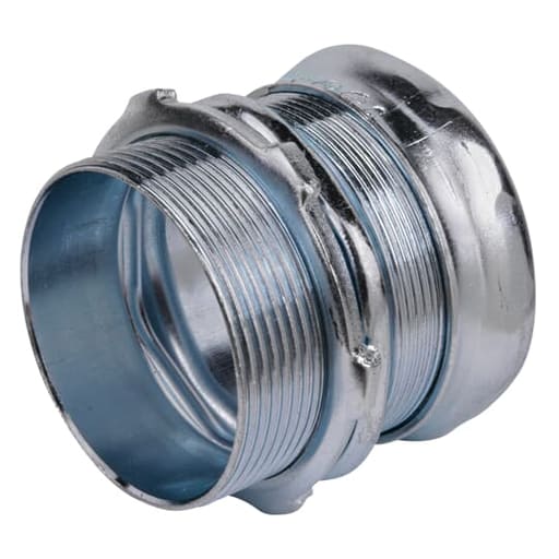 Thomas & Betts Co - Steel City TC116A 2" EMT Compression Connector, Steel - Non-Insulated