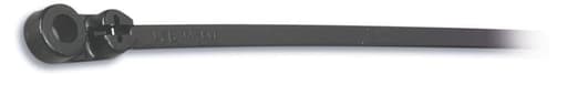Thomas & Betts Co - Thomas & Betts TY35MX 8 Inch 50 lb #10 Mounting Hole Black Ultraviolet Cable Tie