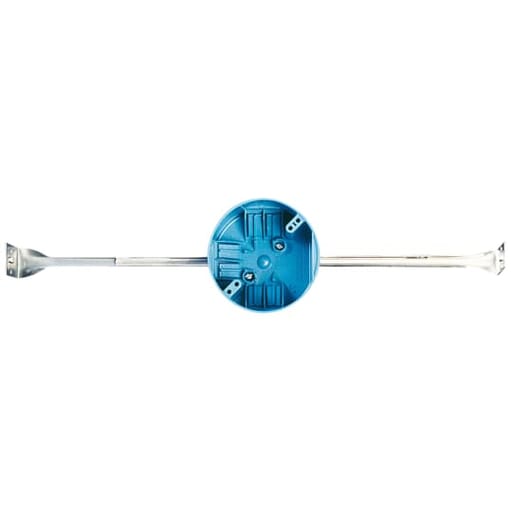 Thomas & Betts Co - Carlon B620K 4" Round Polycarbonate Ceiling Box, 20cu.in, w/ Adjustable Hanger, 14.38" - 22.5"