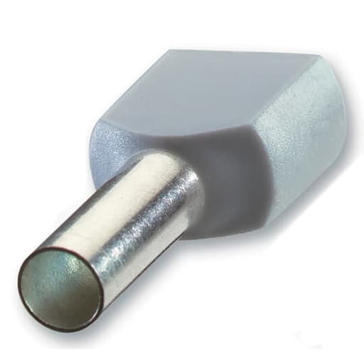 Thomas & Betts Co - Thomas & Betts F8005 2 x 17 AWG 2 x 1.00 mm Conductor Range Nylon Insulated Twin Ferrule