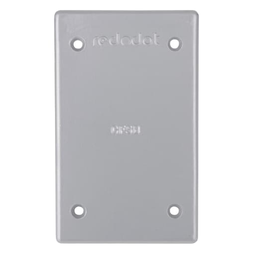 Thomas & Betts Co - Thomas & Betts CFSB 1-Gang FS/FD Aluminum Blank Cover with Gasket and Screws