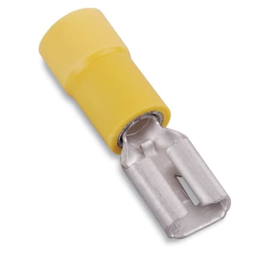Thomas & Betts Co - Thomas & Betts 10RC-250F Vinyl Self-Insulated Female Disconnect - 12-10, .250x.032tab