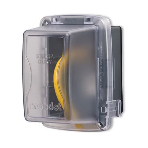 Thomas & Betts Co - Red Dot CKPL 1-Gang Non-Metallic Clear While in Use Large Extra Duty Cover