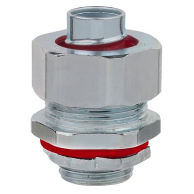 Thomas & Betts Co - Steel City LT50T-SC 1/2" Insulated Straight Liquidtight Connector, Steel, General Purpose Commercial