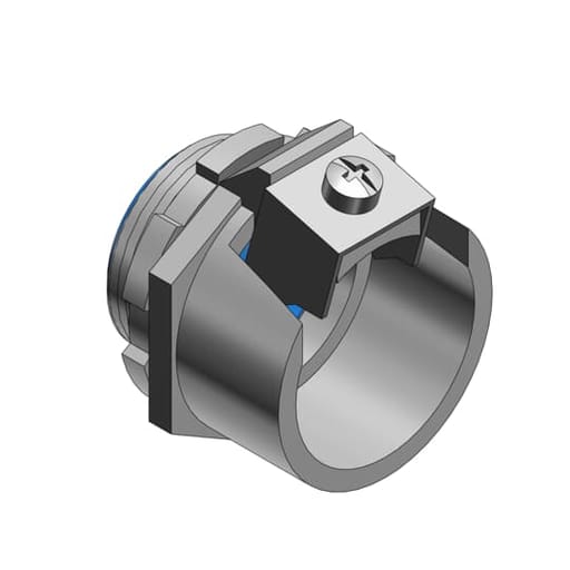 Thomas & Betts Co - Thomas & Betts 3112 1/2 Inch Straight Insulated Tite Bite Flex Connector