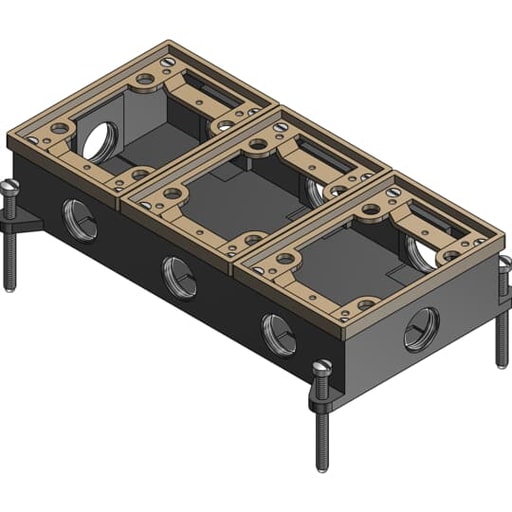 Thomas & Betts Co - Steel City 843-SC Improved Design Floor Box