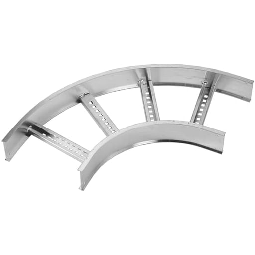 Thomas & Betts Co - Thomas & Betts AHF430LHB9024 Aluminum H-Beam Ladder Horizontal 90deg Bend, 4" Side Rail, 30" Width, 24" Length