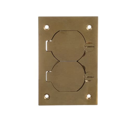 Thomas & Betts Co - Steel City P-64-DS Brass Cover Plate