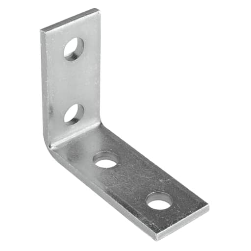 Thomas & Betts Co - Superstrut AB205-EG 90deg Steel Angle Fitting w/ SilverGalv finish