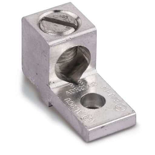 Thomas & Betts Co - Blackburn ADR21AR 14 AWG Tiined Aluminum 1-Conductor 1-Hole Mount Mechanical Lug